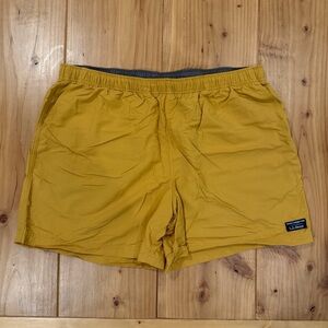 L.L. Bean Yellow Athletic Everyday Shorts